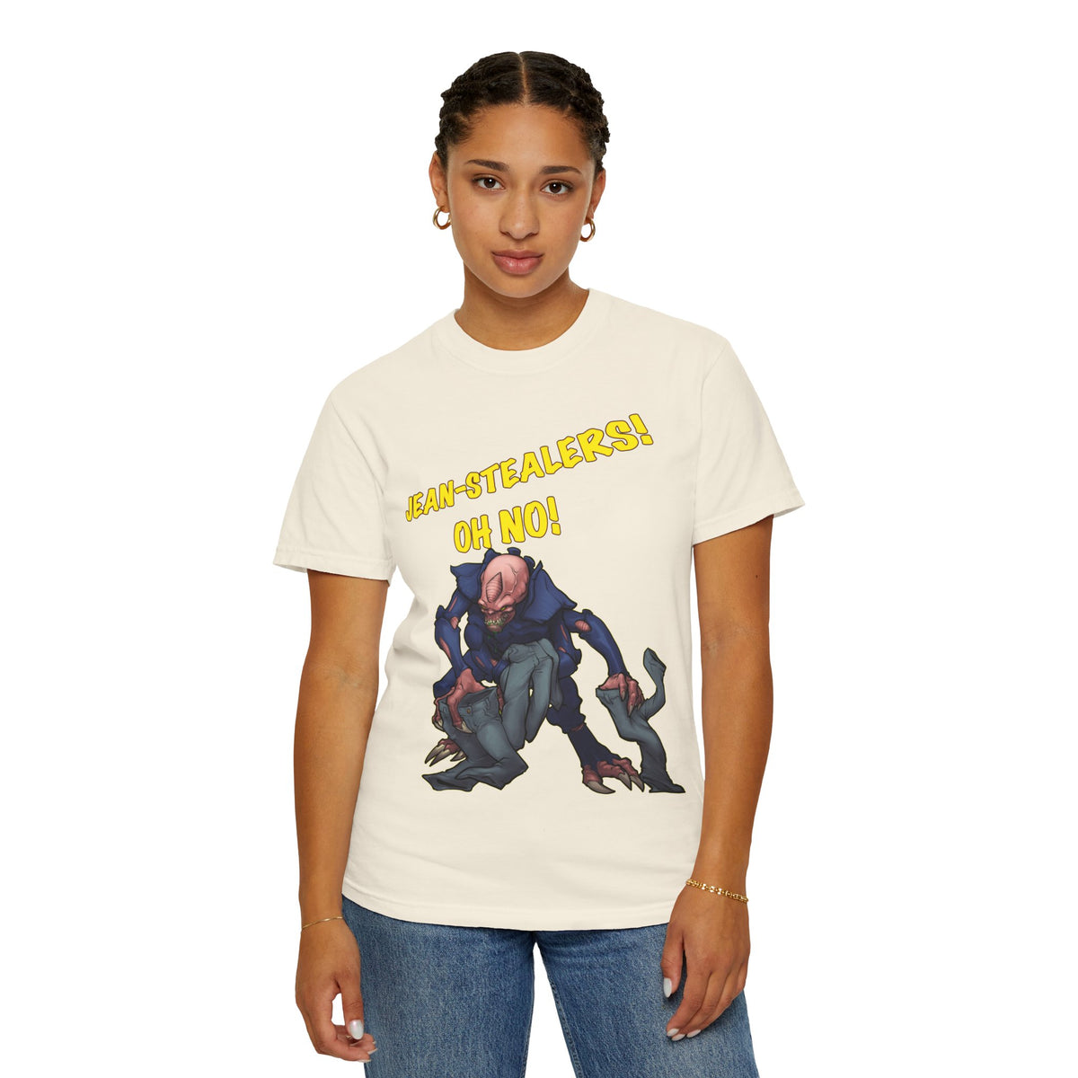 'Jean-Stealers! Oh No!' Graphic Tee