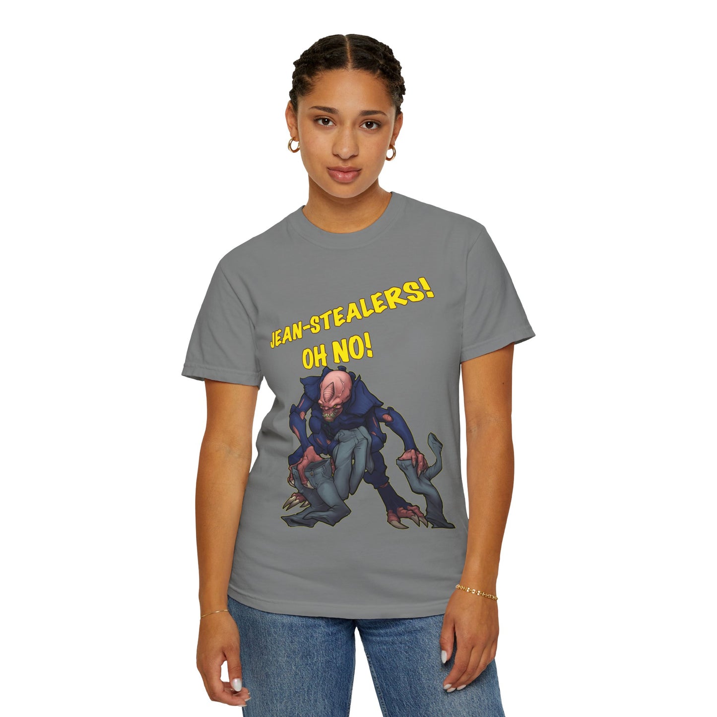 'Jean-Stealers! Oh No!' Graphic Tee