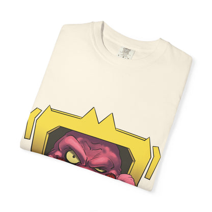 Retro Alien Brain Tee — Neon Sci‑Fi Monster Graphic T-Shirt